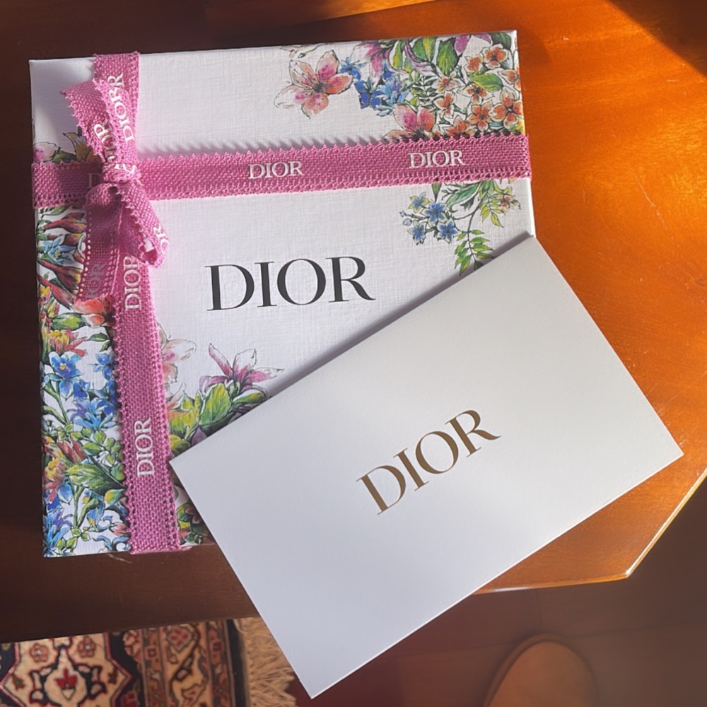 Dior Authentic Limited Edition Vday 2023 Box 8.25"x8.25" w/ ribbon & envelope